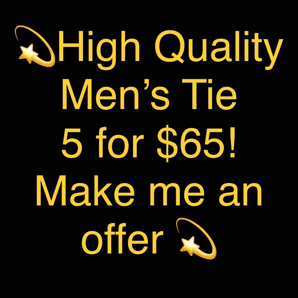 High quality men’s ties!